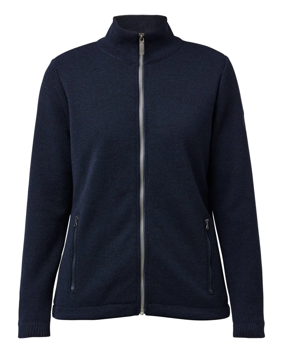 HARRIET WINDBREAKER, 100% FINE MERINOULL — NAVY