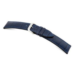 Rios1931 Klockarmband -19mm -Louisiana – krokodilmönster i äkta läder