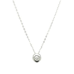 Guldkedja med diamant