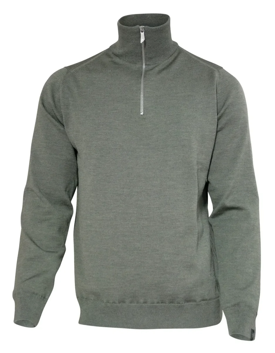 WILFRED WINDBREAKER, 100% EXTRA FINE MERINOULL — LIGHT LODEN - Bild 2