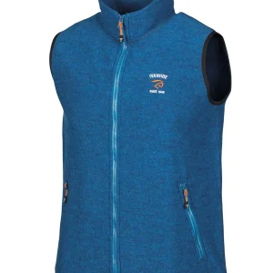 ELTON VEST, 98% ULL — ELECTRIC BLUE