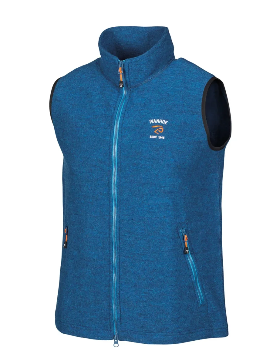 ELTON VEST, 98% ULL — ELECTRIC BLUE