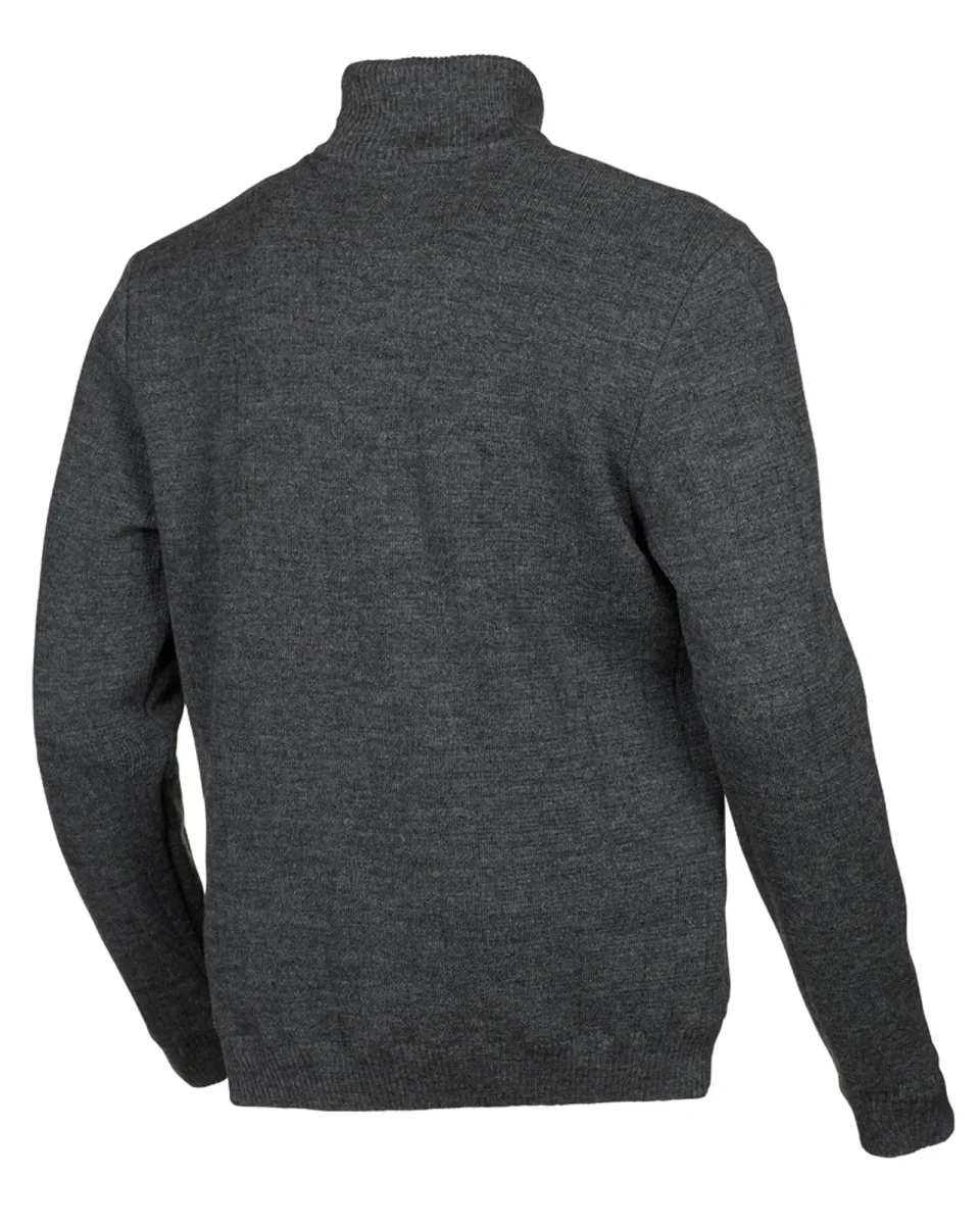 HUGO HALF ZIP, WINDBREAKER, 100% ULL — GREY - Bild 6
