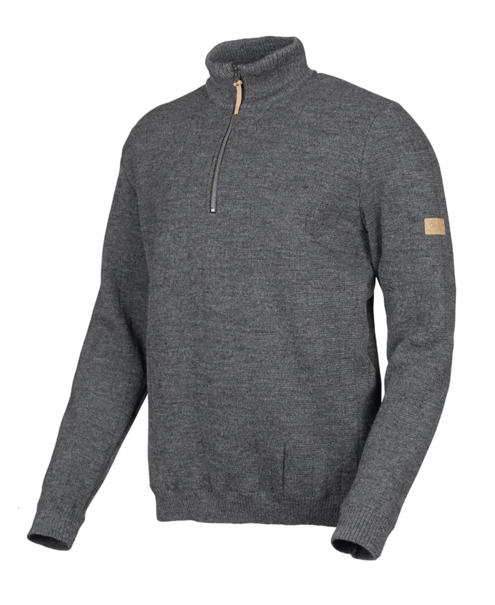 HUGO HALF ZIP, WINDBREAKER, 100% ULL — GREY - Bild 5