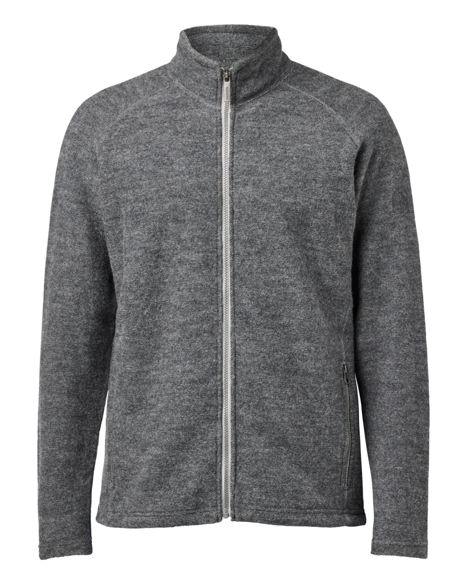 DANNY FULL ZIP, 100% FILTAD ULL — GREY - Bild 2