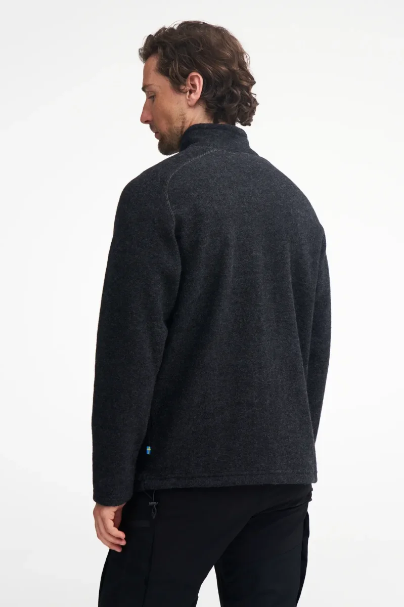 DANNY FULL ZIP, 100% FILTAD ULL — GREY - Bild 5