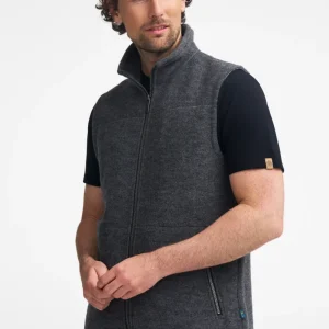 DANTE VEST, 100% FILTAD ULL — GREY