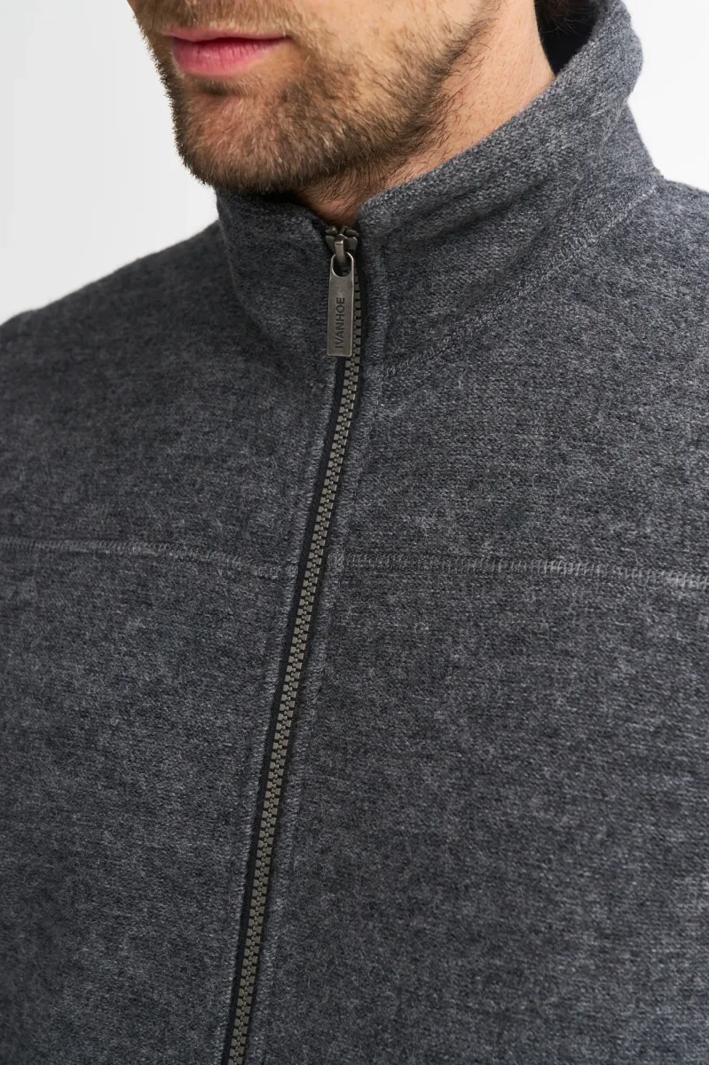 DANTE VEST, 100% FILTAD ULL — GREY - Bild 4