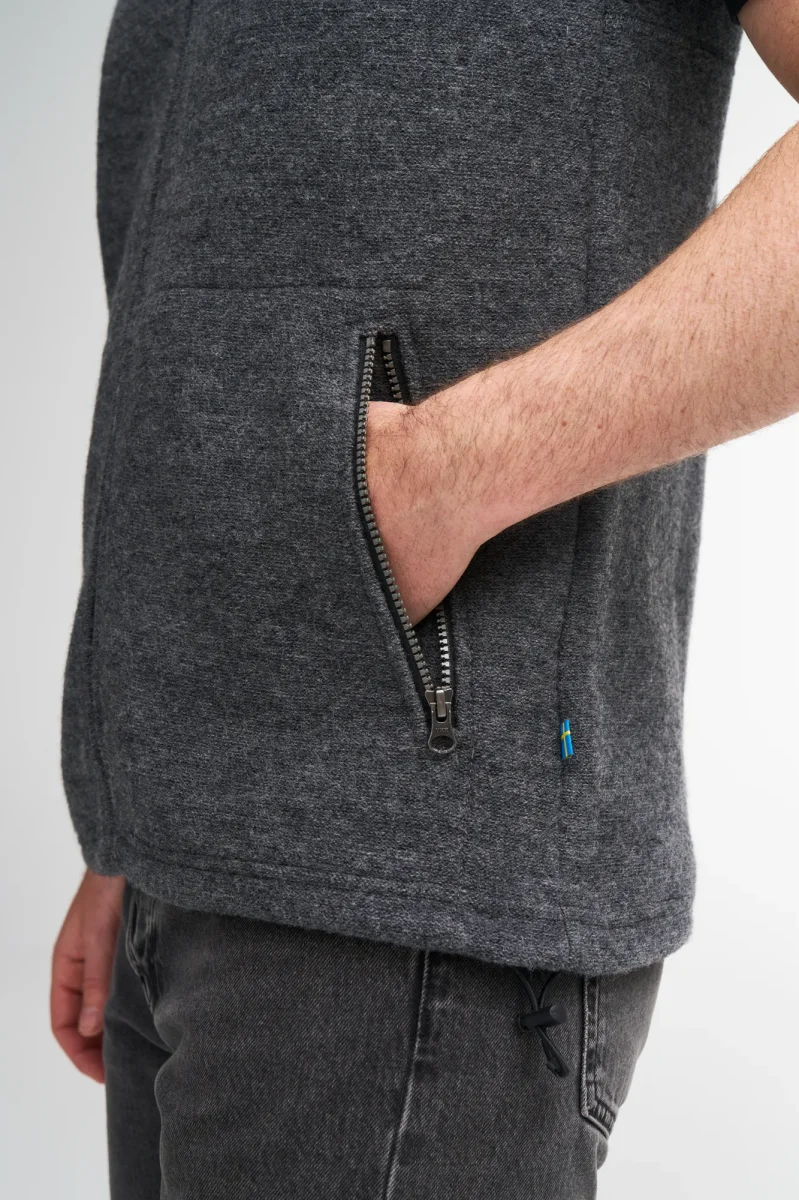 DANTE VEST, 100% FILTAD ULL — LODEN GREEN - Bild 6