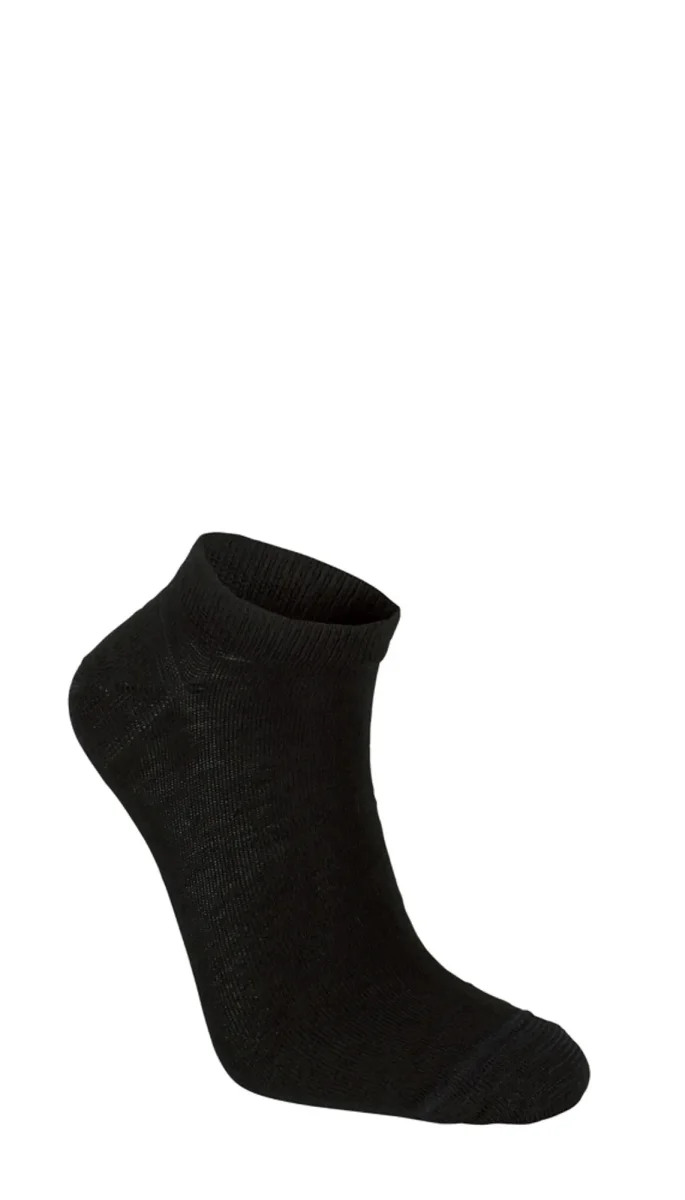 WOOL SOCK X-LOW, 90% MERINO ULL — BLACK - Bild 2