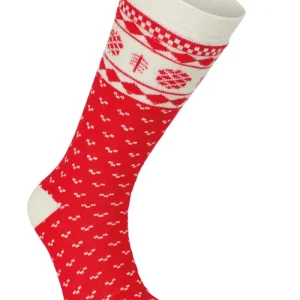 WOOL SOCK FOLKLORE — CHILLI RED