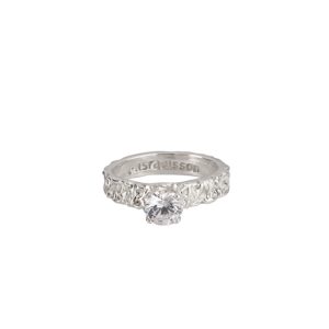 Small Princess Silver Ring