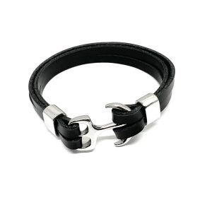 Läderarmband Med ankare