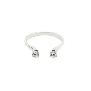 Twin Ring Silver