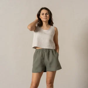Linne Croptop Ana Natural