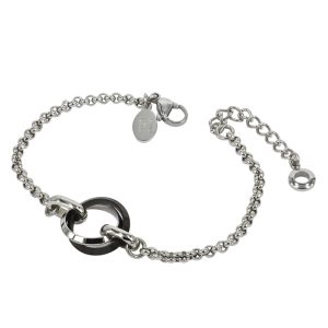 Carolin Bracelet Steel/Black