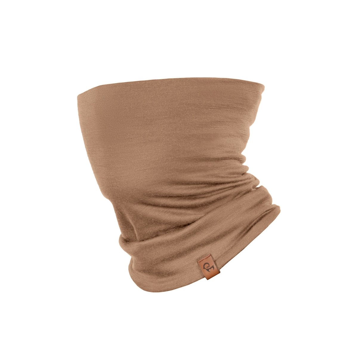 Herrhalsskydd i jungfrulig merinoull beige - Bild 2