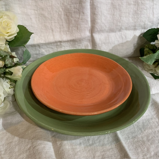 Assiett 22cm orange Capri Bruka Design - Bild 3