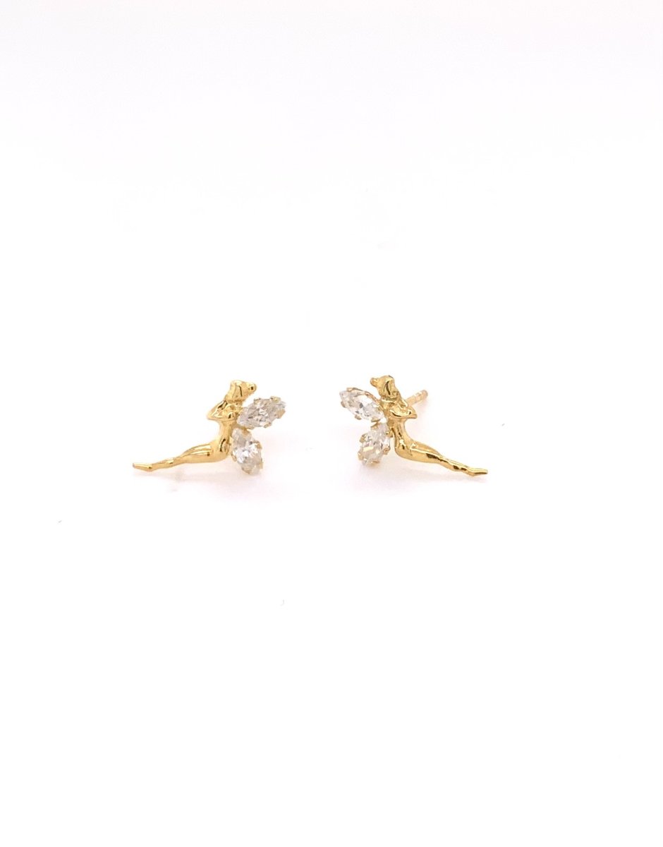Tingeling örhänge 18 k guld