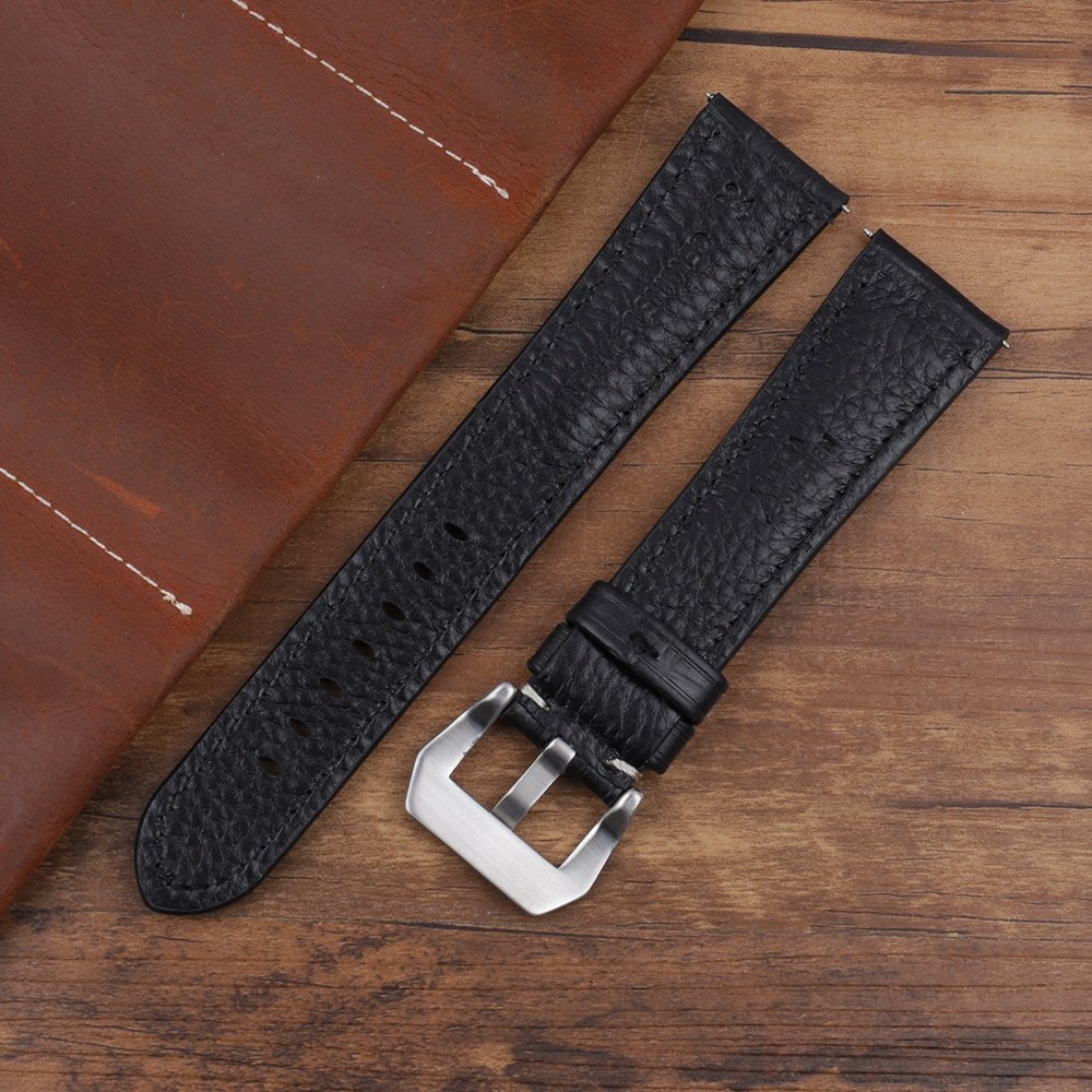 R.Elia Klockarmband för Panerai – Extra extra långt XXL – 24mm äkta läder – Alligator mönster - Bild 5