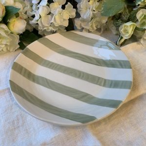 Assiett 22cm sage rand Capri Bruka Design