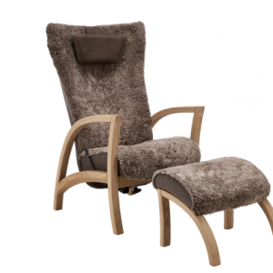 Focus fåtölj inkl pall Bröderna Anderssons