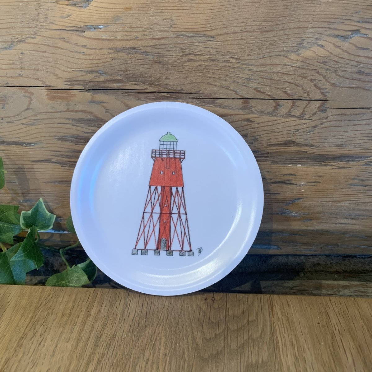 Glasunderlägg Svenska Högarna fyr Sundboden Design - Bild 2