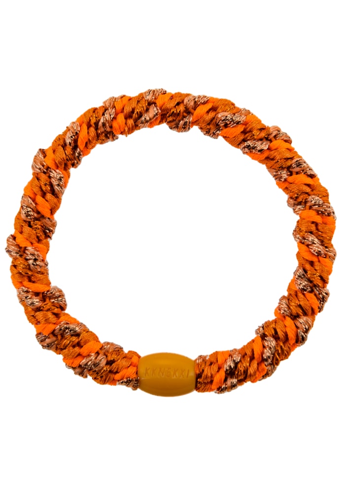 KKNEKKI Hårsnodd Armband Mix Orange