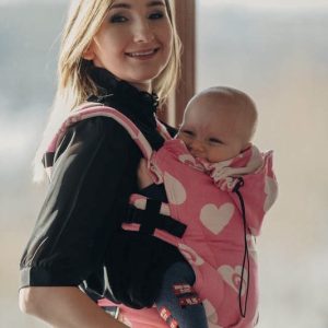 Sweetheart Pink & Creme BABY SIZE