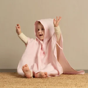 Babyponcho med huva