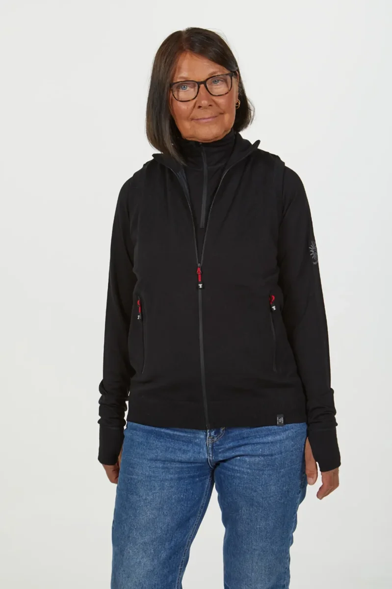 YORK VEST WINDBREAKER , 100% EXTRA FINE MERINOULL — DENIM - Bild 7