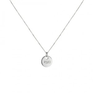 Small PS23 Necklace Silver
