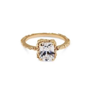 Golden Queen Sparkle Ring Gold