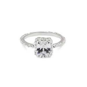 Silver Queen Sparkle Ring 17mm