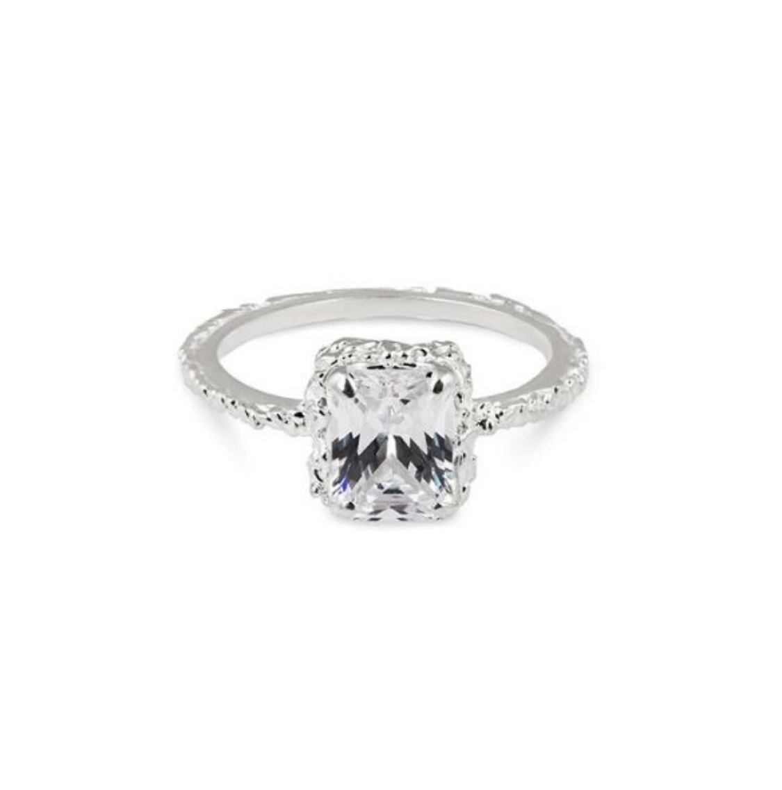 Silver Queen Sparkle Ring 17mm