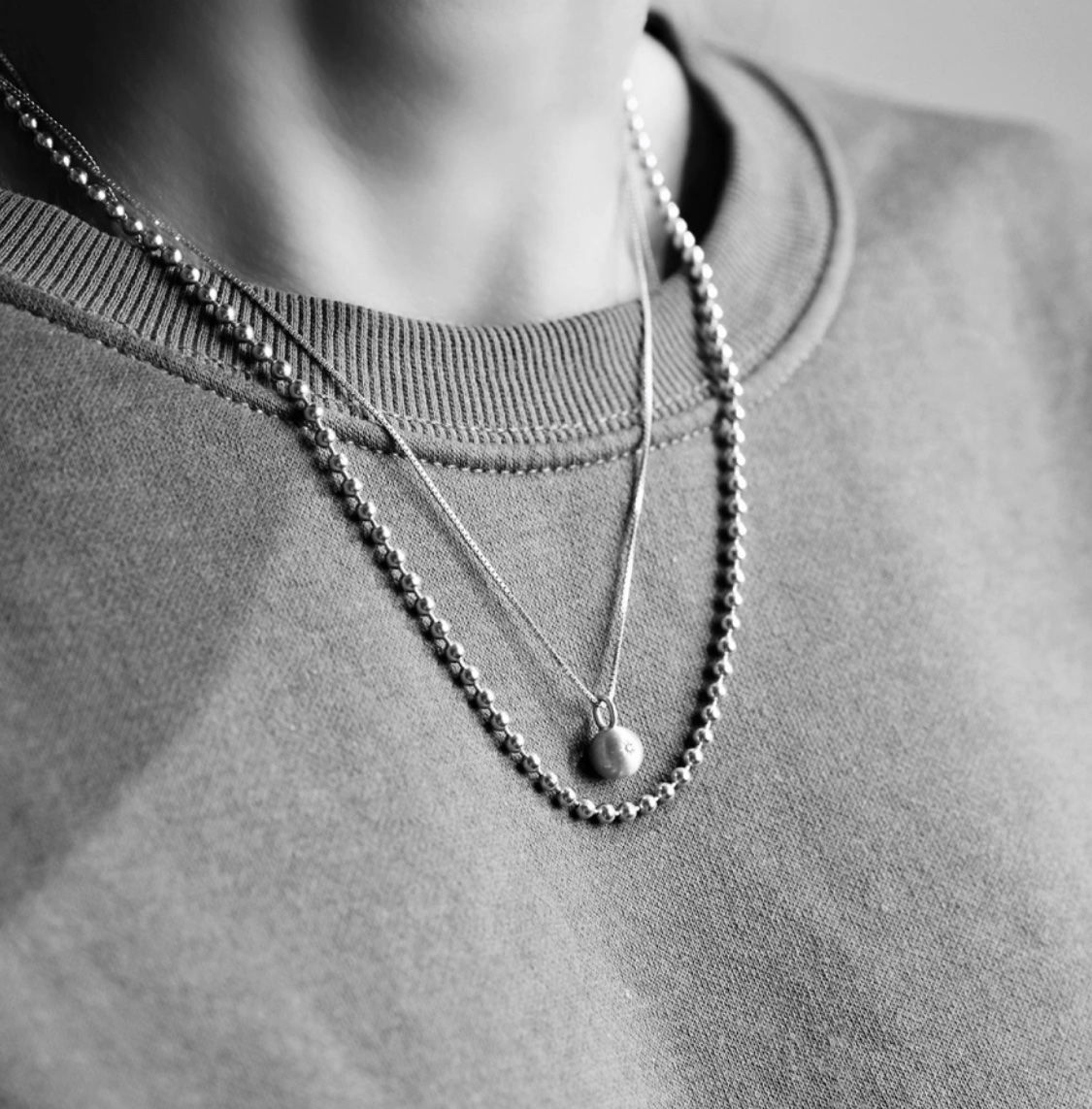 Sparkling Globe Necklace Silver - Bild 3