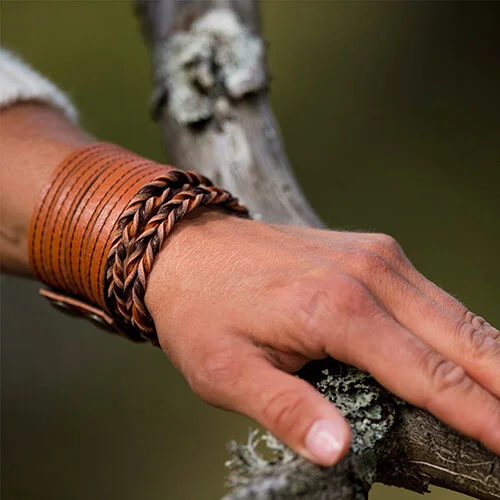 Läderarmband nanna - Bild 3
