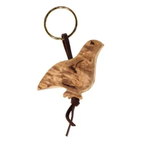 Key ring white grouse