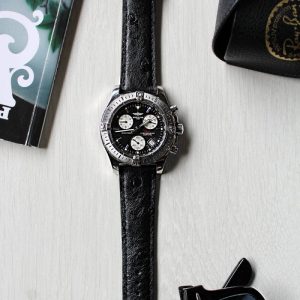 Lyx klockarmband av Äkta Struts – Ostrich